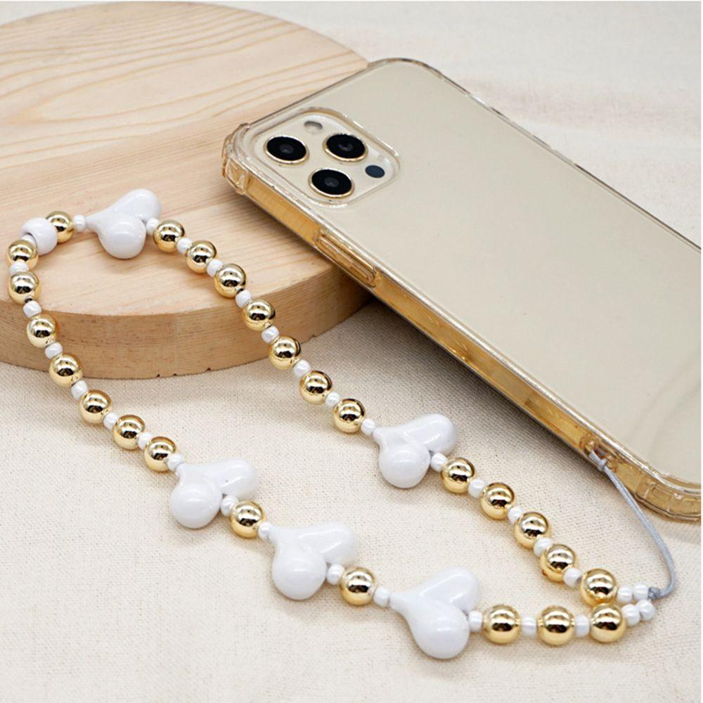 Norman Dây Treo Điện Thoại Chống Thất Lạc Họa Tiết Trái Tim Kẻ Sọc Phong Cách Bohemian Đơn Giản