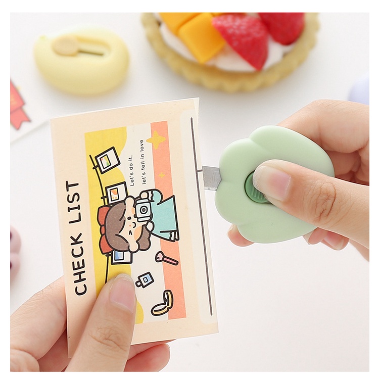 Dao rọc giấy hình dấu chân mèo xinh xắn