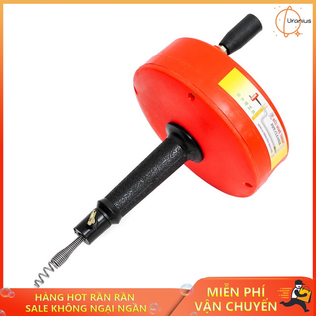 [SALE 50%] Thông Tắc Cống. Thông Cống Nghẹt. Dụng Cụ Thông Cống Dây Dài 5m Chuyên Nghiệp Dạng Lò Xò, Dễ Dàng Sử Dụng