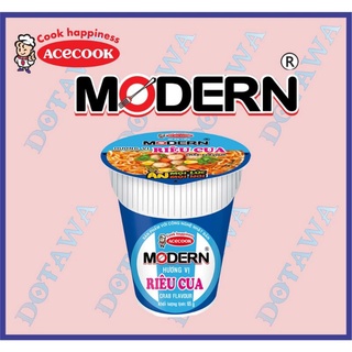 Thùng 24 ly mì Modern vị riêu cua 65g