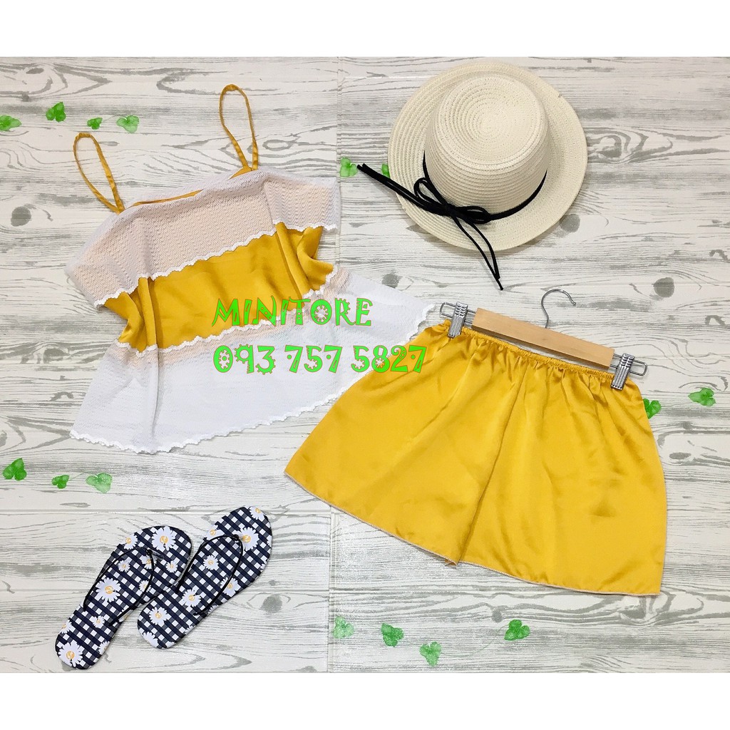 [SIZE dưới 55KG] Bộ mặc nhà satin siêu cưng mát mịn không nhăn, mặc nhà mặc ngủ-Bộ Satin ren 2 tầng