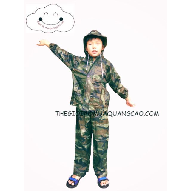 BỘ ÁO QUẦN ĐI MƯA CHO BÉ