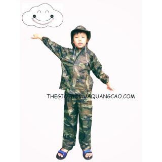Bộ áo quần đi mưa cho bé