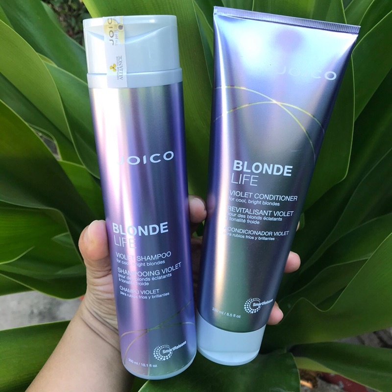 Dầu gội xả tím khử sắc tố vàng Blonde Life Violet Joico 300ml/250ml