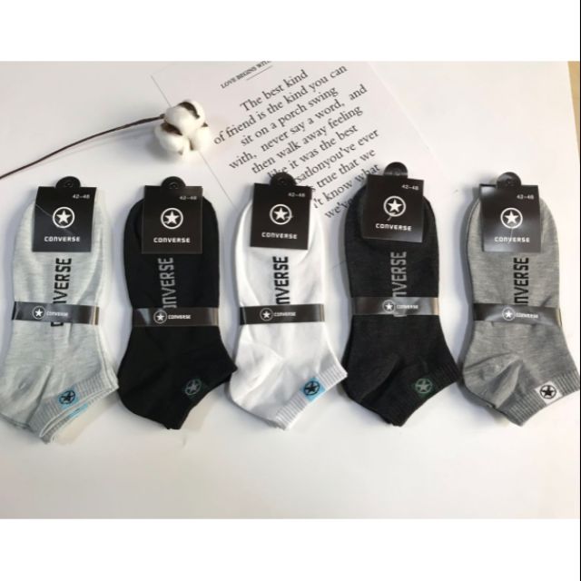 Combo tất cổ ngắn nam siêu hot ( 5 đôi, 10 đôi)