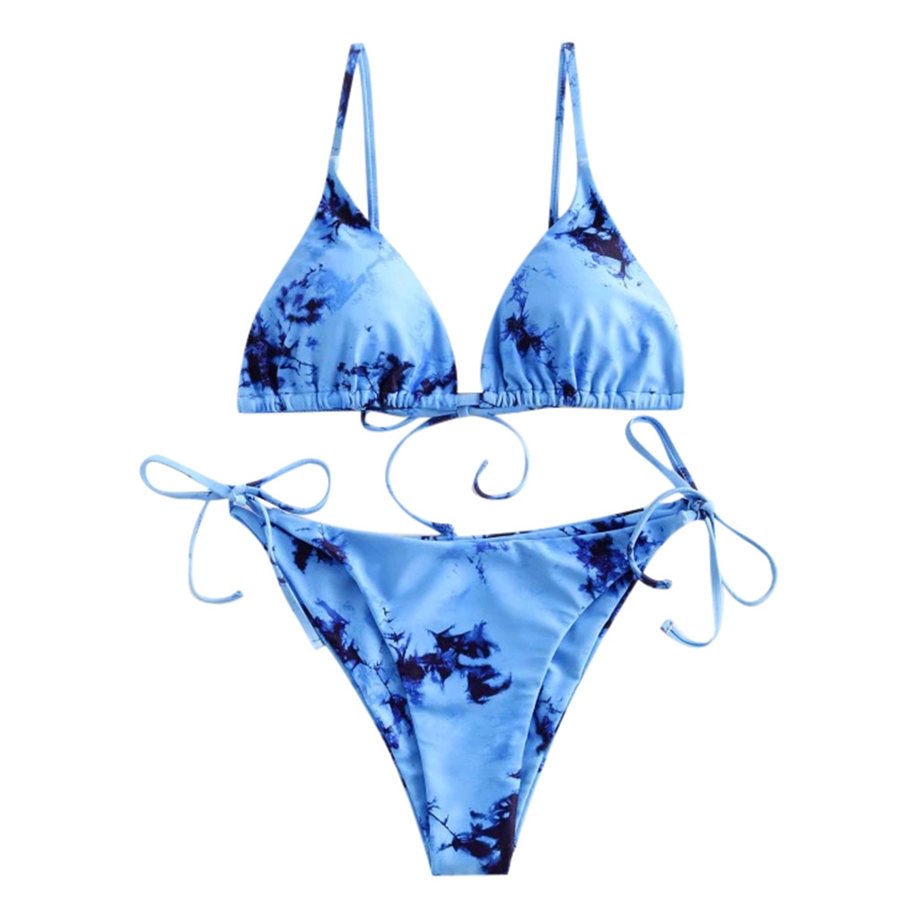 Bộ bikini màu gradient có đệm nâng ngực thời trang cho nữ | BigBuy360 - bigbuy360.vn