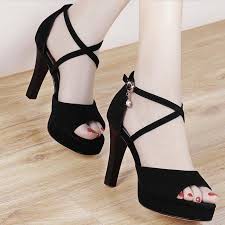 Giày cao gót đế đúp gót nhọn dây chéo T&T