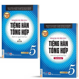 Sách - combo tiếng hàn tổng hợp dành cho người việt nam cao cấp 5