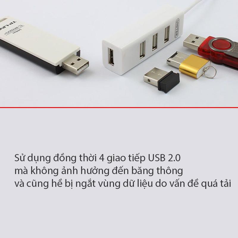 Hub USB 2.0 chia 1 ra 4 cổng Unitek Y-2146-Bộ chia USB 1 ra 4 cổng