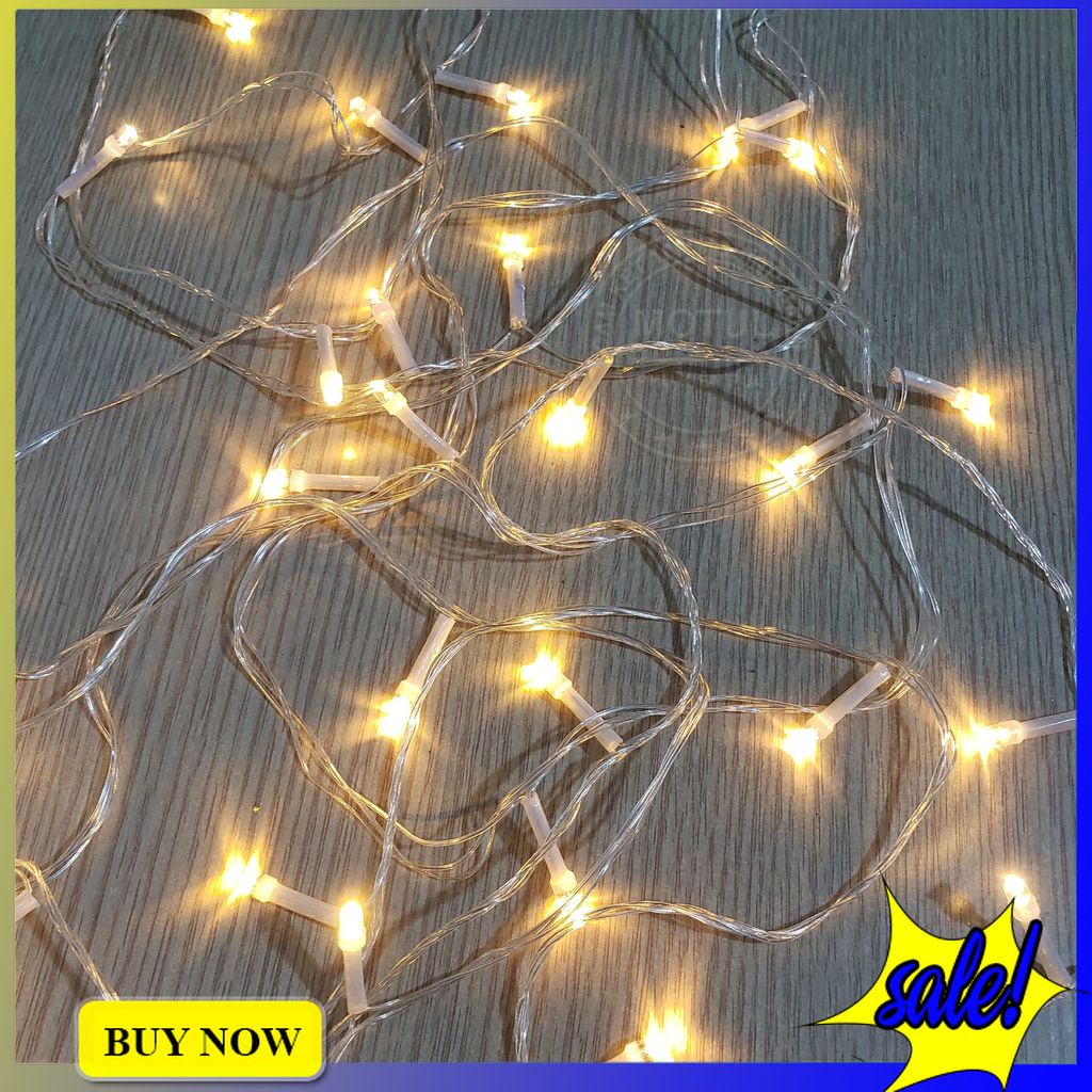 Dây đèn led trang trí phòng ngủ phòng khách ngoài trời trang trí cây thông noel decor phòng 8m siêu đẹp