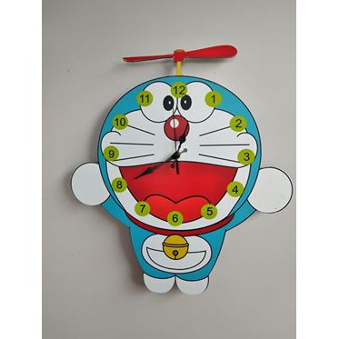 Đồng hồ treo tường Doremon cho trẻ em