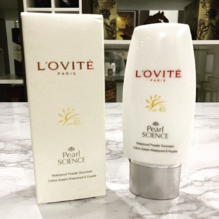 Kem chống nắng spf 45 pa++ l’ovité waterproof powder sunscreen spf 45 pa++