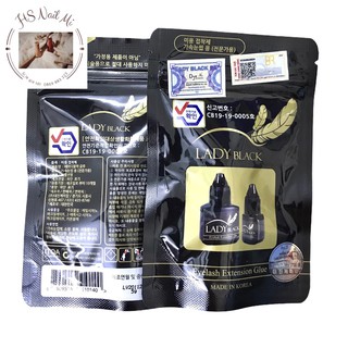 [Hàng Chính Hãng] Keo nối mi Lady Black , Keo nối mi Hàn