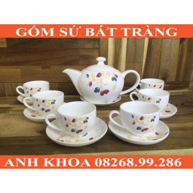 Ấm Chén Bát Tràng - Gốm sứ Bát Tràng Anh Khoa