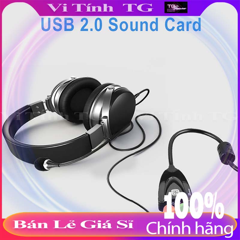 USB RA SOUND CHUYỂN ĐỔI TỪ CỔNG USB RA LOA VI TÍNH TG USBSOUND