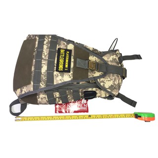 Balo PUBG1 cực chất (khóa đồng, tấm da cao cấp) (Ảnh sp thật)
