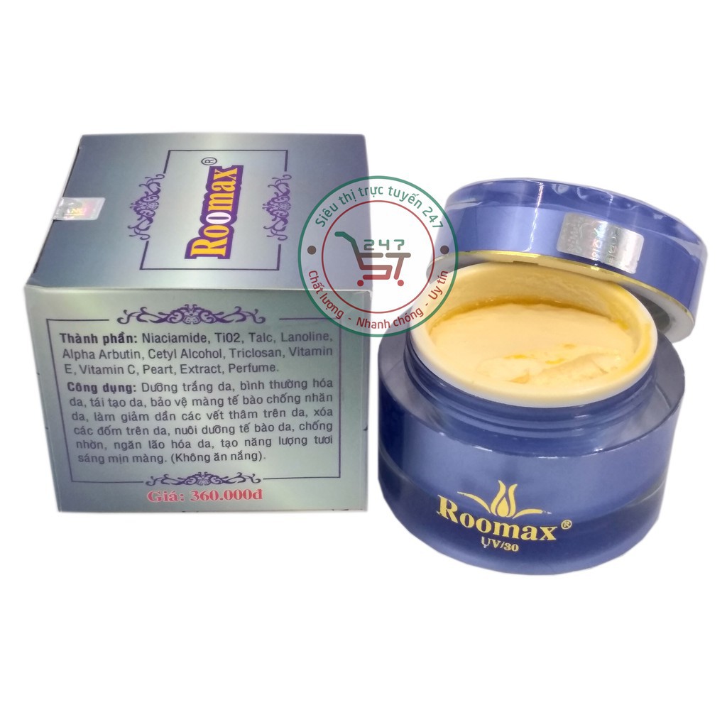 Kem siêu trắng Tái tạo da Chống nhăn Chống nhờn Roomax 20in1 30g giá rẻ