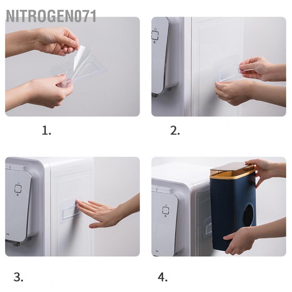 Nitrogen071 Giá đỡ cốc giấy dùng một lần Dung lượng lớn Máy phân phối treo tường tự động cho văn phòng tại nhà