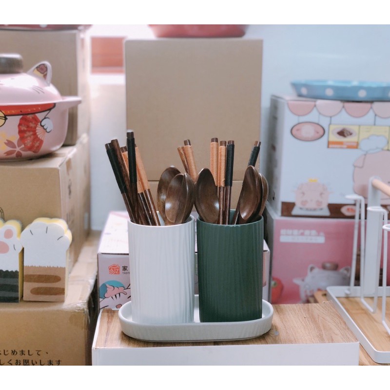 Ống đựng đũa bằng gốm ceramic