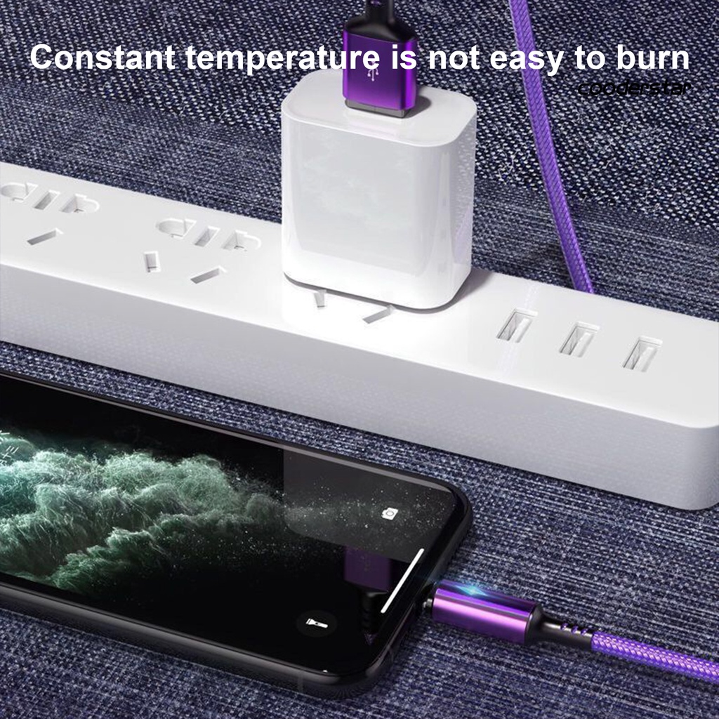 Cáp Sạc Nhanh Type-C Linh Hoạt Bện Dây Cho Điện Thoại Android