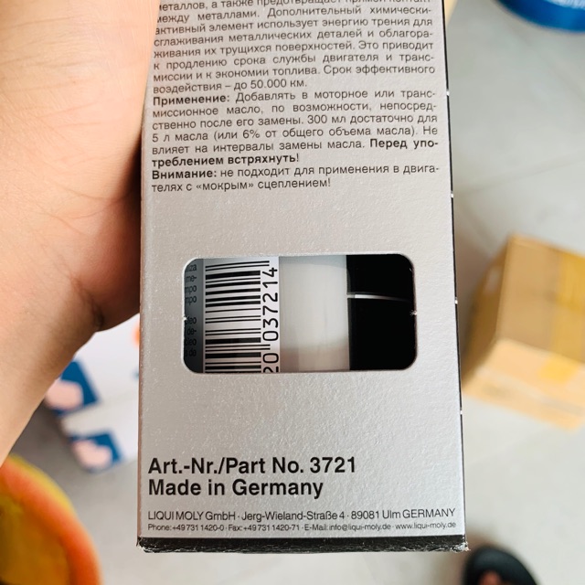 Phụ Gia Trùng Tu - Phục Hồi Động Cơ Xe Hơi Liqui Moly Ceratec - 3721 Made in Germany 300ML