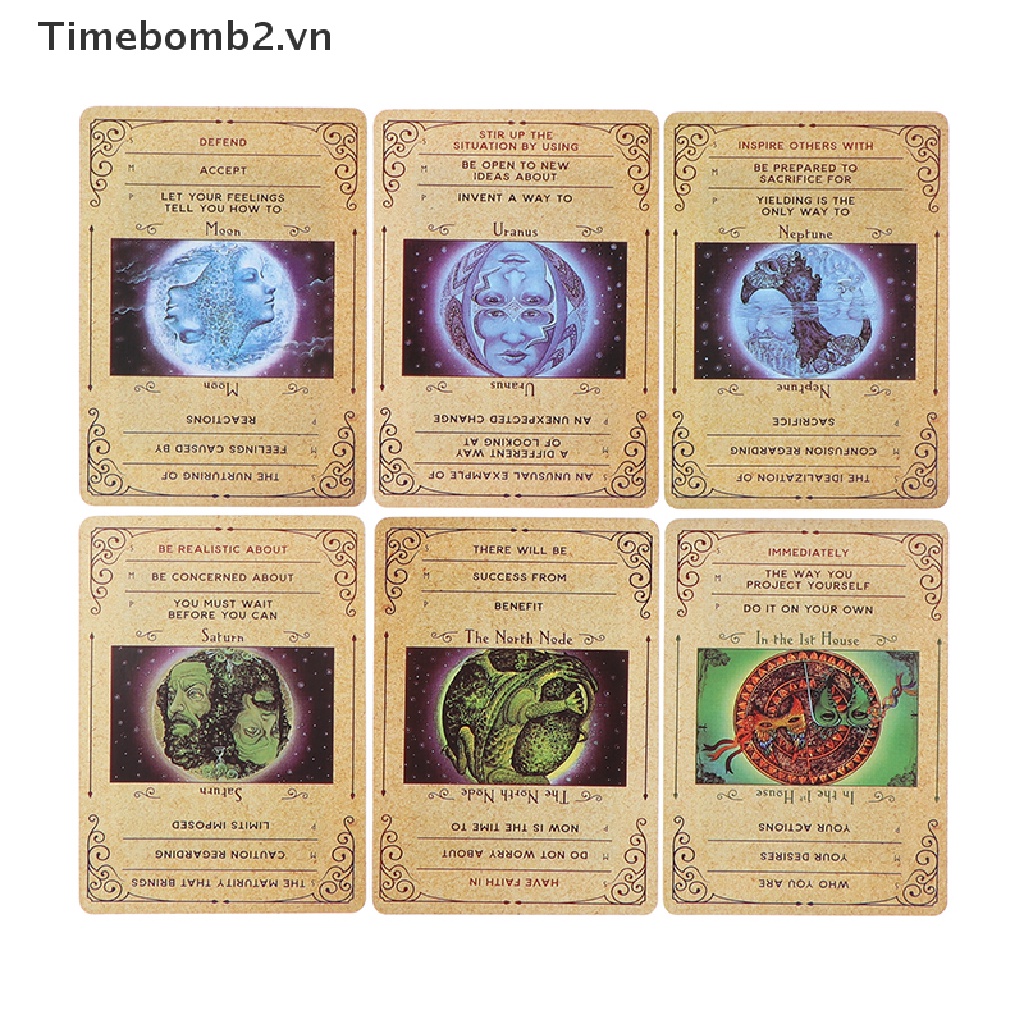 Bộ 2 Thẻ Bài tarot in Hình Karma Oracle Dùng Làm Quà Tặng