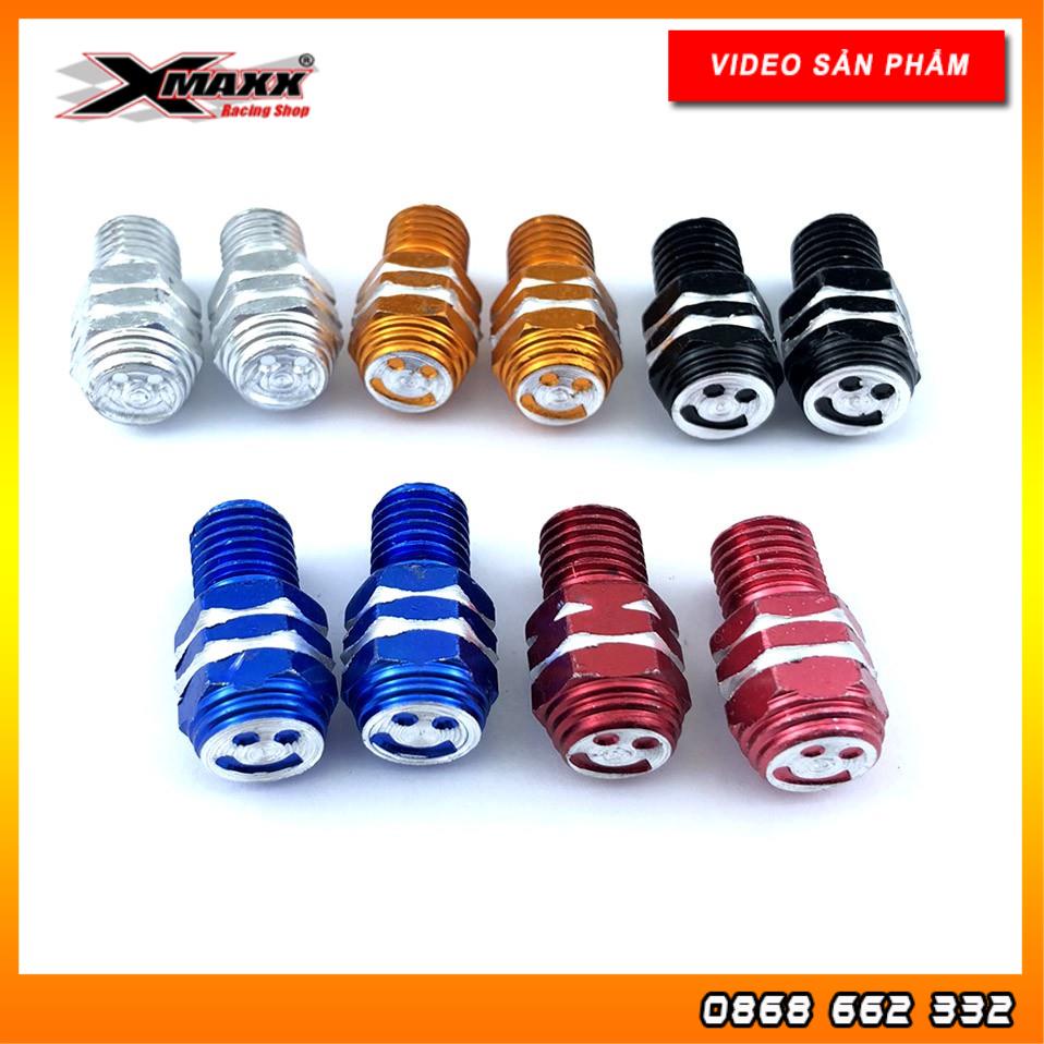 Ốc bịt Chân Gương hình mặt cười - Nhôm 10 li [1 đôi ]