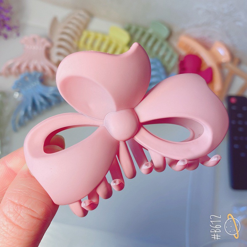 Kẹp tóc càng cua nữ MẪU HÌNH NƠ siêu kute phong cách hàn quốc