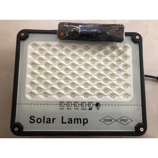 Đèn năng lượng mặt trời đèn chống lóa Solar Light khung nhôm 50W,100W,200W,300W- Chính hãng IP67 bảo hành 2 năm.