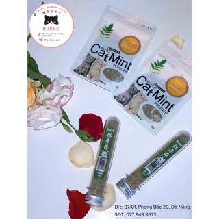 Cỏ khô bạc hà cho mèo - cỏ catnip - cỏ mèo - cỏ phê pha cho mèo