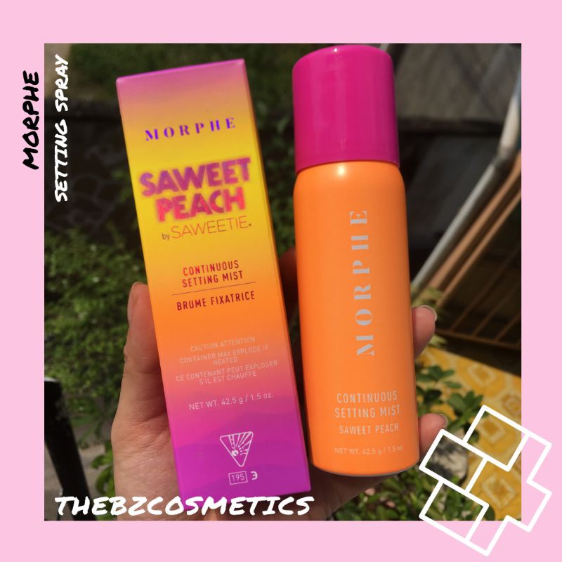 Chai xịt khoá lớp makeup Morphe các phiên bản