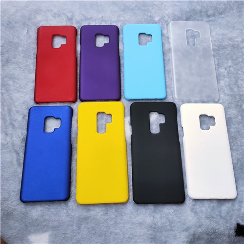 Ốp Điện Thoại PC Cứng Trong Suốt Siêu Mỏng Mặt Nhám Cho Samsung Galaxy S8 S9 Plus