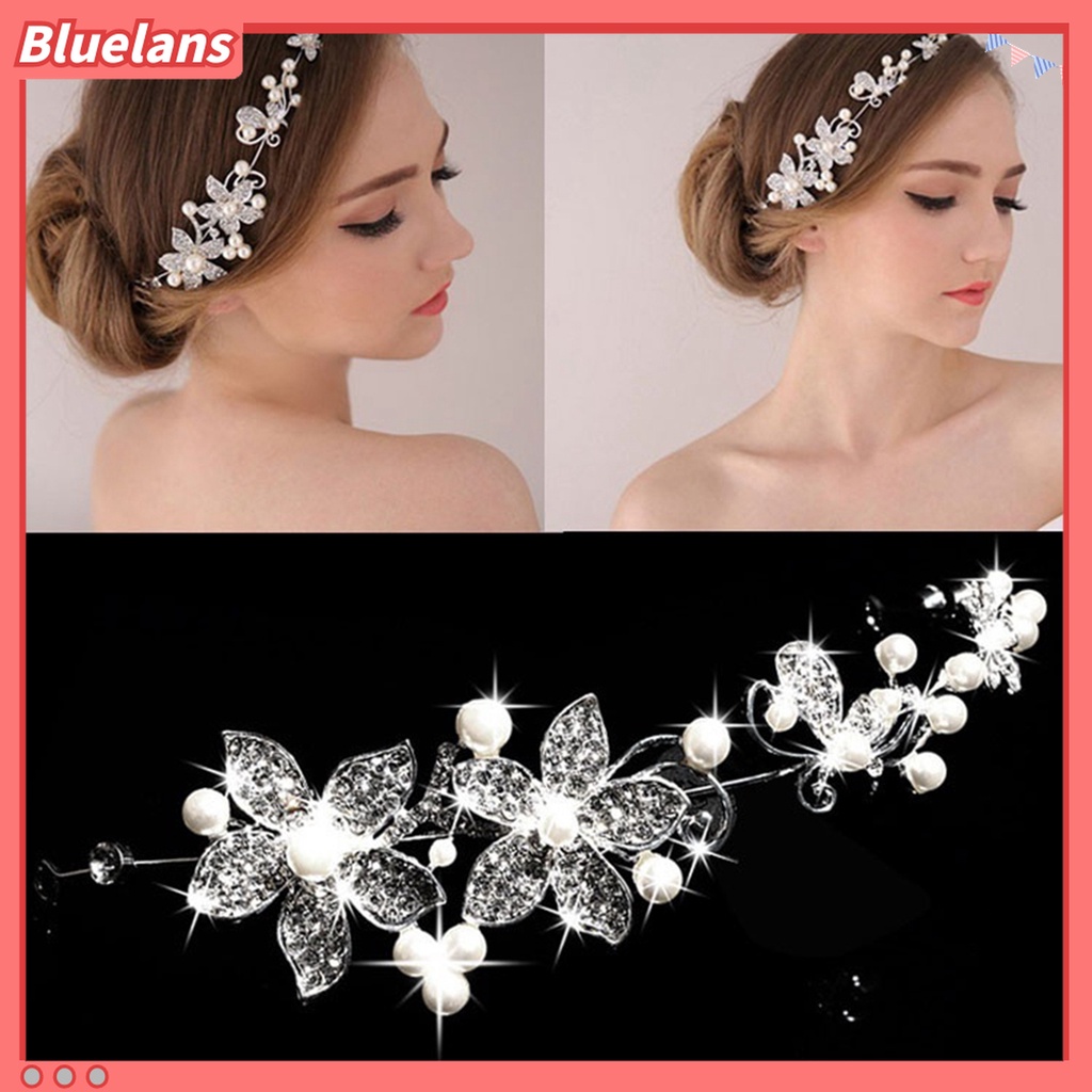 Cài TóC HìNh Hoa ĐíNh Kim Cương Giả ThờI Trang Cho Nữ