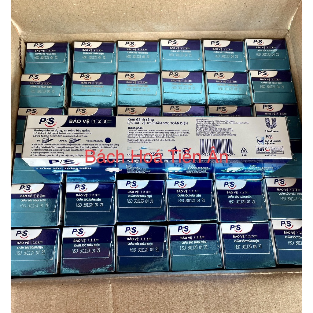 Kem đánh răng P/S bảo vệ 123 Chắm Sóc Toàn Diện 230g