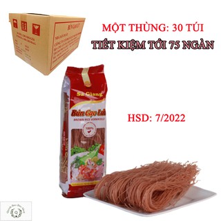 BÚN GẠO LỨT (bún gạo lức) 1 THÙNG 30 TÚI 200G TIẾT KIỆM TỚI 75 NGÀN