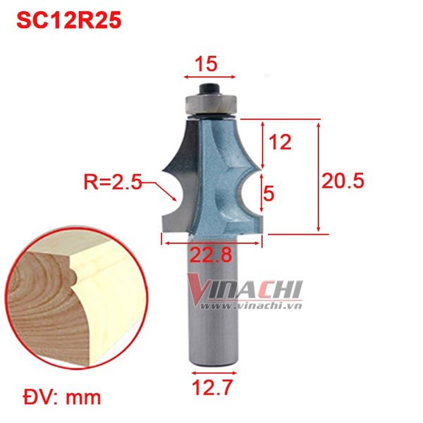 Mũi Soi Chỉ Tơ Hợp Kim Cốt 12.7mm - Mũi Soi Chỉ Tơ Độ Chính Xác Cao Khoan Sâu CAO CẤP