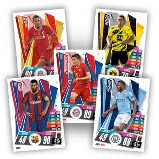 Set 12 thẻ cầu thủ chính hãng Match Attax Champions League