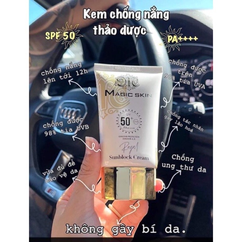 Kem chống nắng thảo dược Magic Skin