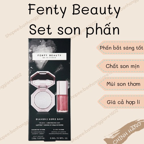 [FENTY] Set son phấn Fenty Diamond Bomb Baby Mini