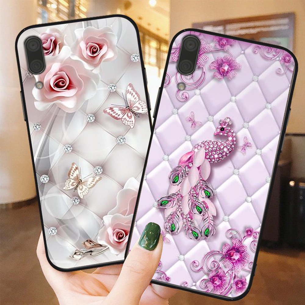 ốp lưng điện thoại huawei y7 pro 2019 in hình phong cách nữ sang chảnh