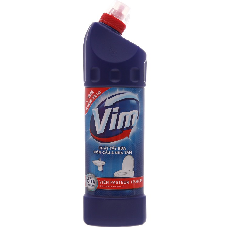 Nước tẩy bồn cầu & nhà tắm VIM diệt khuẩn 900ml