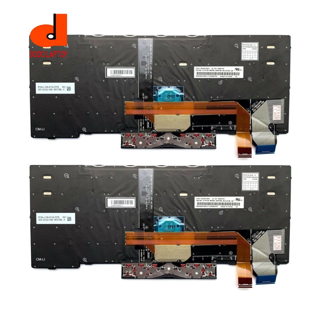 Bàn Phím Laptop Lenovo X280 X390 X395 01YP040 01YP080 , US keyboard