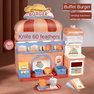 Set 29 món đồ chơi bánh hamburger xinh xắn cho bé