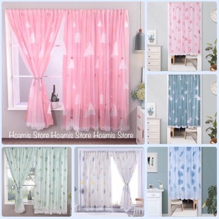 Sẵn Hcm Rèm Cửa Sổ Dán Tường Với Hoạ Tiết Đơn Giản Dành Cho Căn Phòng Nhỏ Xinh, Nhẹ Nhàng Nhưng Ngại Hỏng Tường