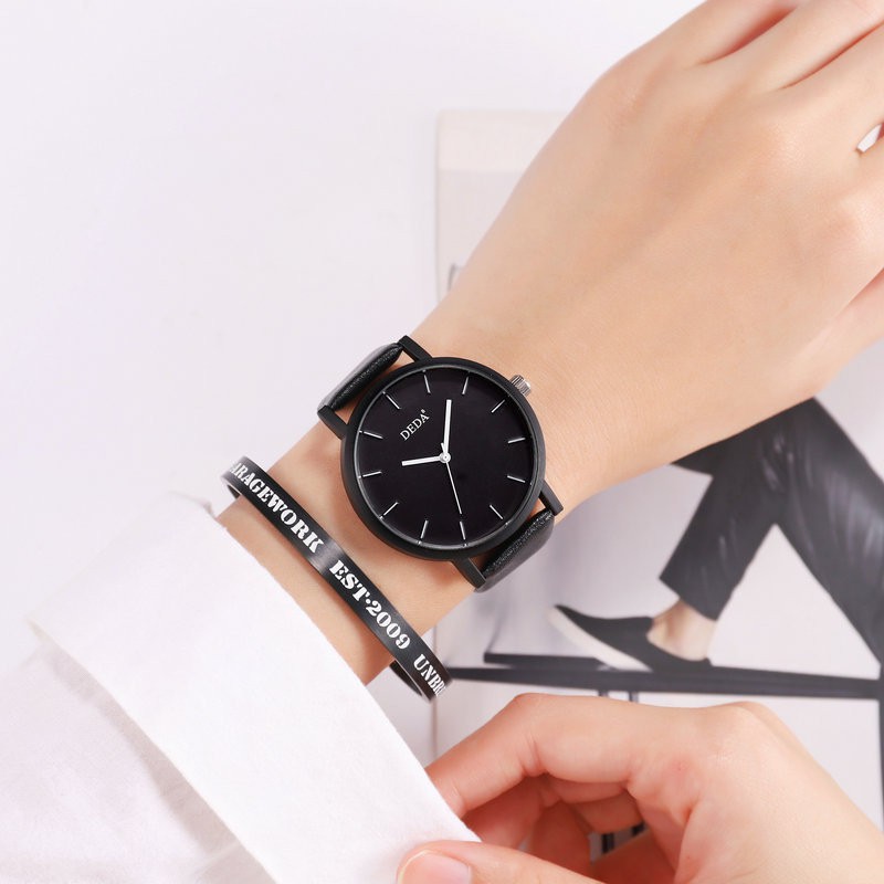 Đồng hồ thời trang nam nữ DEDA chính hãng, dây da êm tay, mặt vạch, kim màu tuyệt đẹp ( Mã: ADD ) | BigBuy360 - bigbuy360.vn