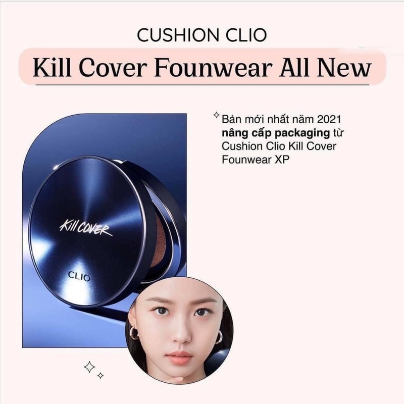 Phấn nước Clio Kill Cover Founwear Cushion All New