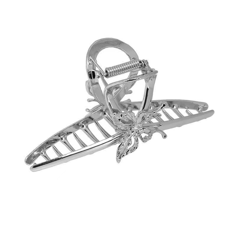 iF YOU Kẹp Tóc Hình Bướm Nhỏ Xinh Màu Bạc Thời Trang Vintage Cho Nữ