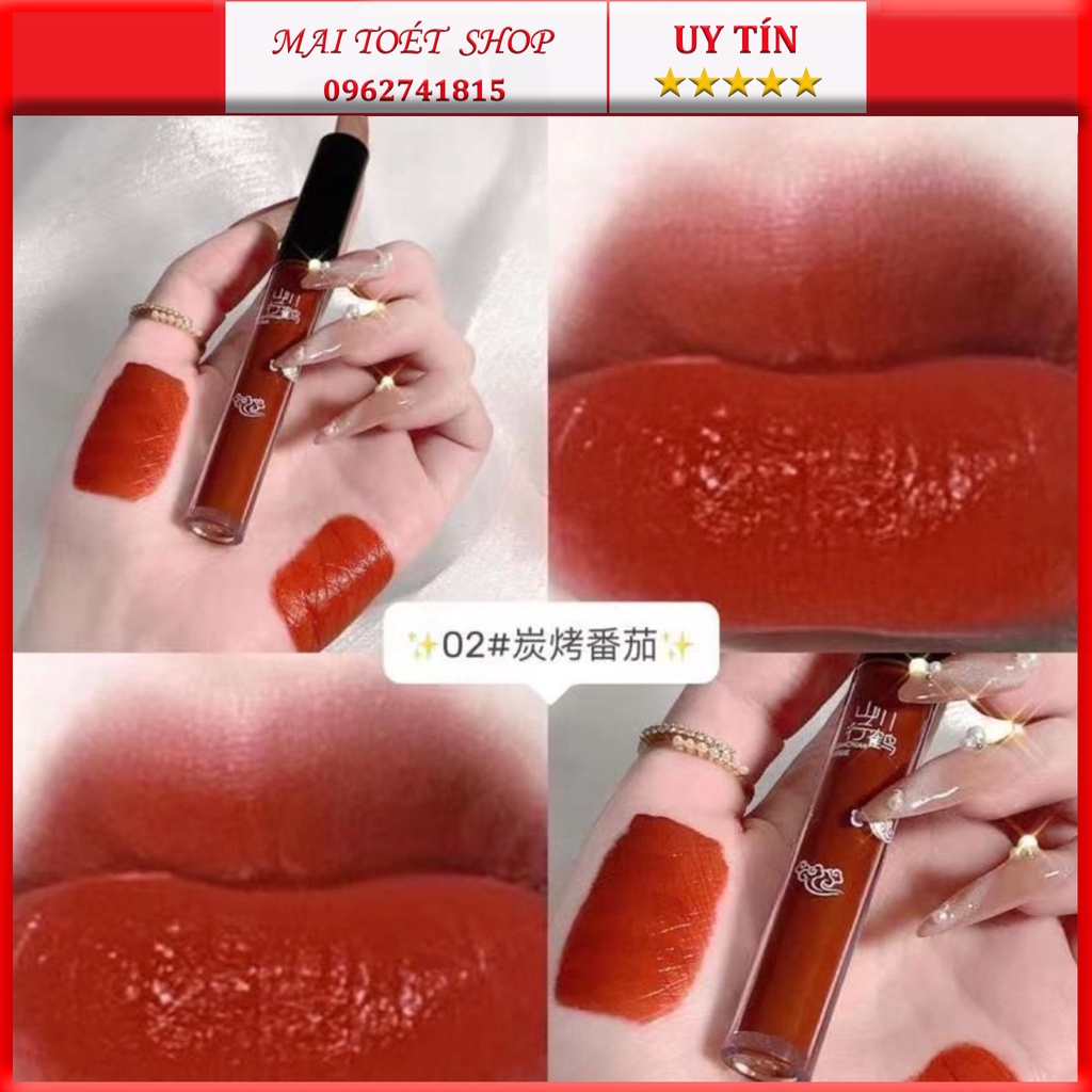 Set Son Vongee 5 Cây Cổ Trang Hộp Đen,set son kem lì nội địa trung