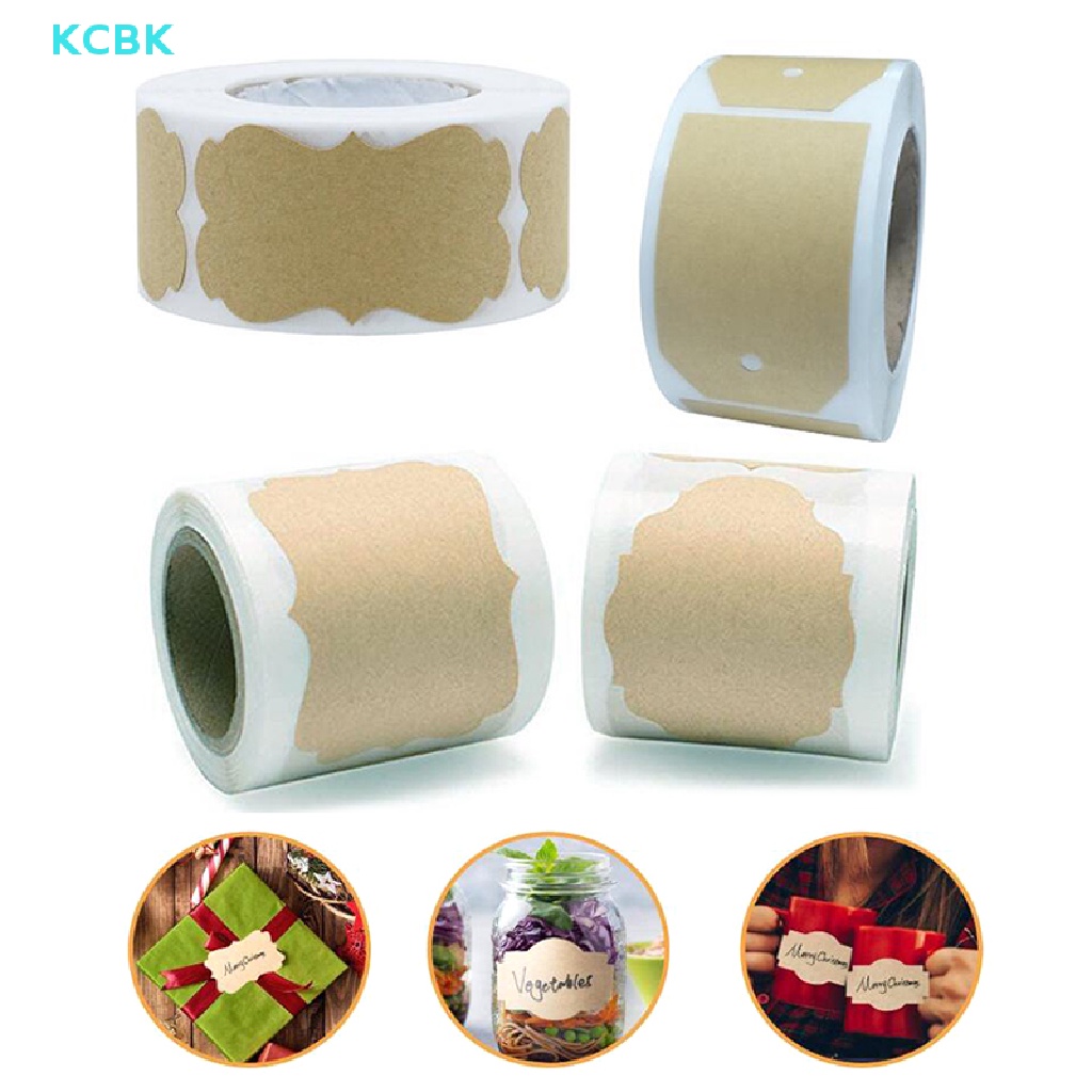 Set 250 Nhãn Dán Giấy Bồi Ghi Tên Bánh Kẹo Tiện Dụng