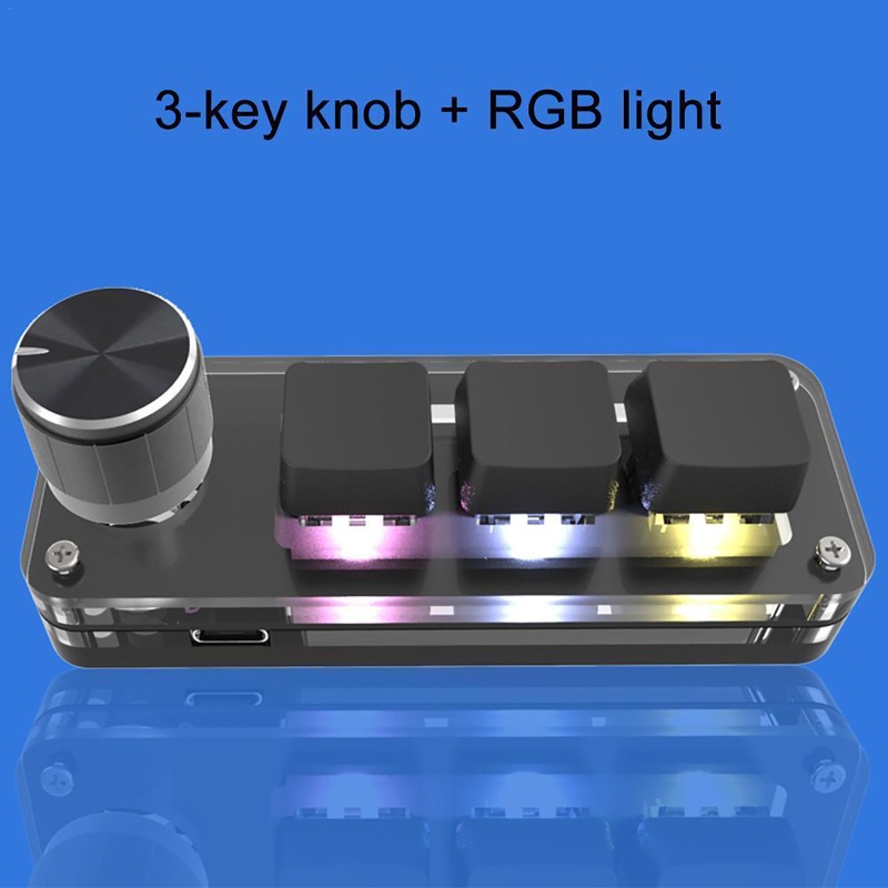 Bàn Phím Mini 3 Nút Bấm Kết Nối USB Cho Máy Tính
